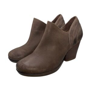 Dansko Ankle Boots Women's Size 41‎ EU Brown Leather Heeled Marcia Booties
